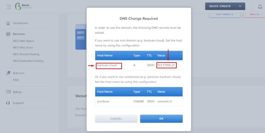 Cara Setting DNS Biznet Tercepat