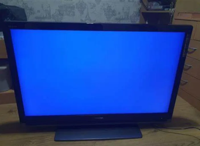 TV LED Gambar Biru