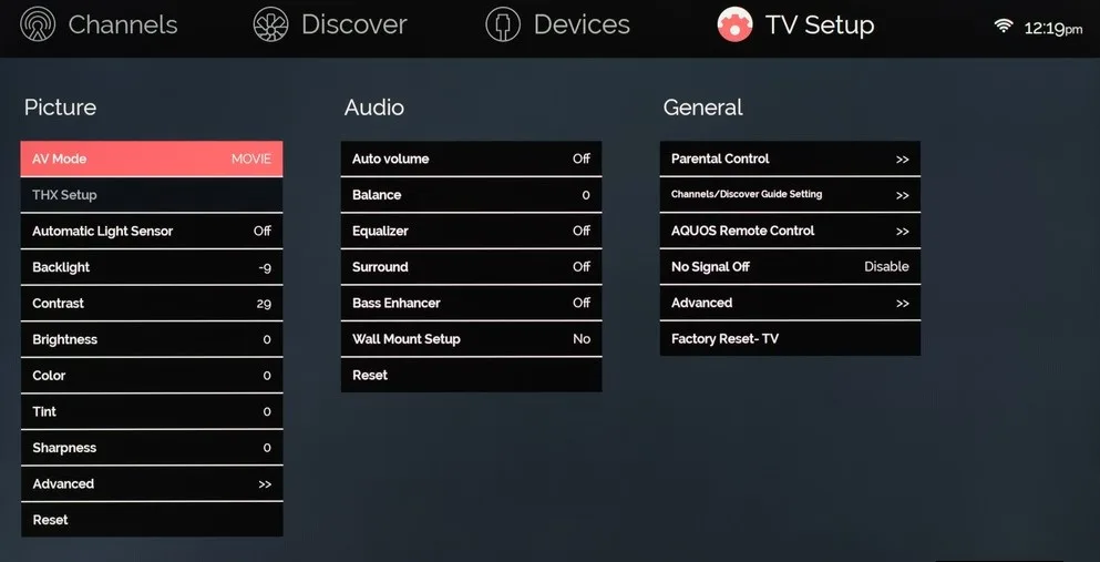 Cara Reset TV Sharp