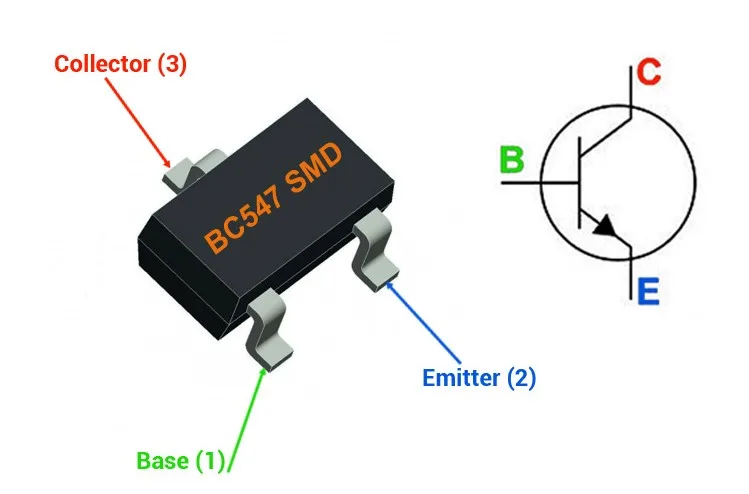Persamaan Transistor BC547 SMD