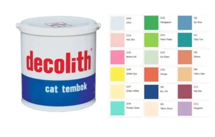 Katalog Warna Cat Decolith