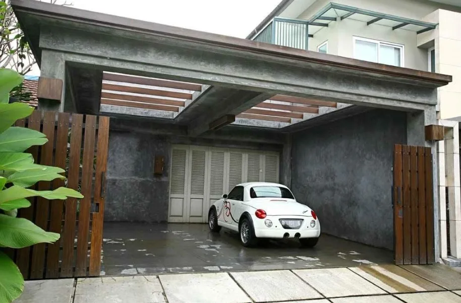 Material Lantai Carport